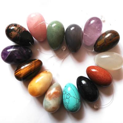 China Jade Eggs Gemstone Women Yoni Eggs 50*35/45*30/43*30/40*30/40*25/35*25/30*20mm for sale