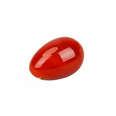 China Carnelian Yoni Egg  for Love Theme Intimate Massage and Body Massage for sale