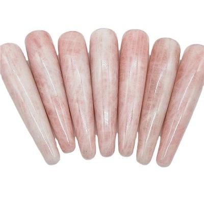 China Rose Quartz Dildo Varita de masaje Varita de masaje sexual Varita de mujeres Yoni Varita en venta