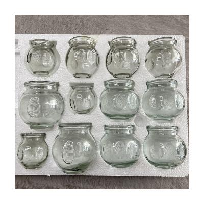 China Customized Size 12pcs Cupping Glass Massage Cupping Therapy Set Cupping Therapy Device Massage Glass Fire for sale