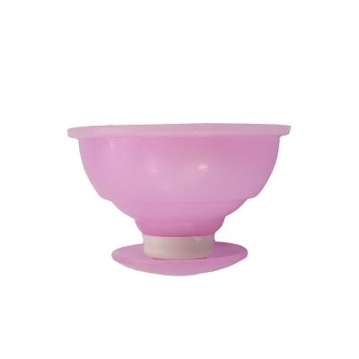 China Health Care Products Pink Cupping Treatment Set Silicone Anti-cellulite Cup Vacuum Suction Massage Cup for Face and Body for sale