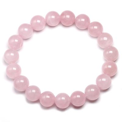 Chine Feng Shui Rose Quartz Bracelet pour femmes Fabriqué à la main en pierre naturelle Chakra bijoux cadeau à vendre