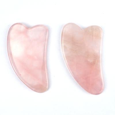 China Portable Handheld Natural Jade Gua Sha Scraper for Face Neck Massage and Beauty Care for sale