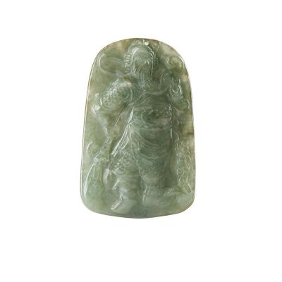 Cina 2024 Jadeite Guan Yin Pendente di Misericordia Buddismo Truppe Brave Collare Di Moda Gioielli Per Donna Incisione Tipo di incisione in vendita