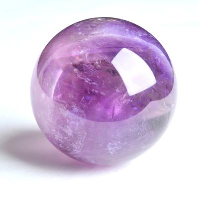 China 3-5/Appect Natural Amethyst Ball Fengshui Decoration Gemstone Sphere for Home and Office Decoration for sale