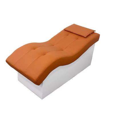 China Material personalizável e de couro Cama de lavagem de cabelo simples para salão de beleza Massagem Spa Cuidados de saúde Fisioterapia OEM/ODM à venda