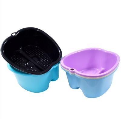 China Foot Bath Massage Pedicure Basin Eco-Friendly Foot Massager Thickened Plastic Foot Soaking Spa Basin Bowl Massage for sale