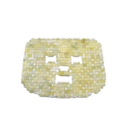 China Masajeador facial natural antienvejecimiento Xiuyan Jade Ojo máscara de piedra de jade Jade máscara facial Jade máscaras para dormir herramienta de cuidado de la piel facial en venta