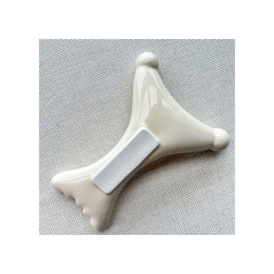 China OEM/ODM X Shaped Ceramic Gua Sha Scraping Massager Beauty Salon Essential for Facial Relaxation for sale