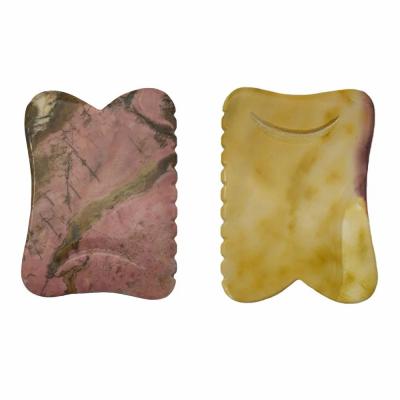 China Ferramentas de massagem corporal de estilo chinês Mookaite Para beleza Guasha Pedra de raspagem de rosto Gua Sha Pedra de Massagem de Ferramenta de Massagem de Terapia à venda