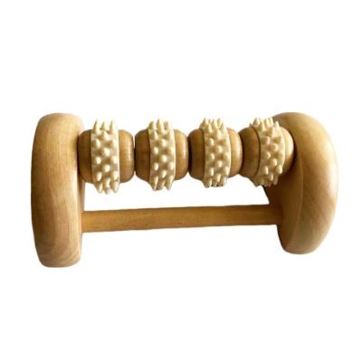 China 2024 Handmade Wooden Guasha Massage Roller Tool for Facial Foot Body Gua Sha Massager Massage Tools and Muscle Massage for sale