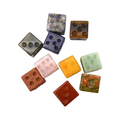 China Get Your Hands on Gemstone 15mm Cube Dice A Must-Have for Any Game Enthusiast for sale