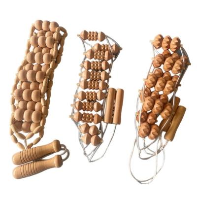 China Body Massage Wooden Roller Massage Tool Dredge Meridian Healthcare Muscle Fascia Relax Physiotherapy for Customized Logo for sale