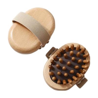 China Handheld Beech Wood Gua Sha Brush for Household Massage Dredge Meridians and Enhance Skin Care Routine at Home for sale