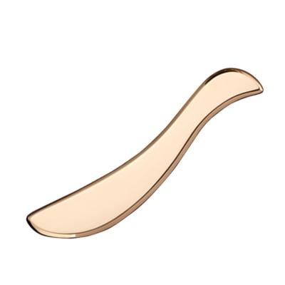 China Muscle Massage Tool S-Shape Gua Sha Pure Copper Scraping Back Body Massager Guasha Board for Neck and Body Skin Care for sale