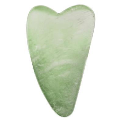 China Massage Tools Body Massage Newest Style Jade Gua Sha Tool Pure Natural Jade Guasha Board Personalized Jade Guasha Stone Skincare Massager for sale