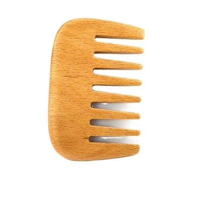 China Peinado para barba de madera de haya marrón caliente Peinados de bolsillo Peinados para cabello de mujeres Peinado para cabello de madera Peinado para herramientas de masaje en venta