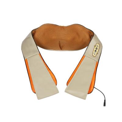 China Coffee Household Multi-functional Cervical Massage Heating Pillow Shawl Electric Neck Shoulder Massager Body Muscle Relax Machine Tool for sale