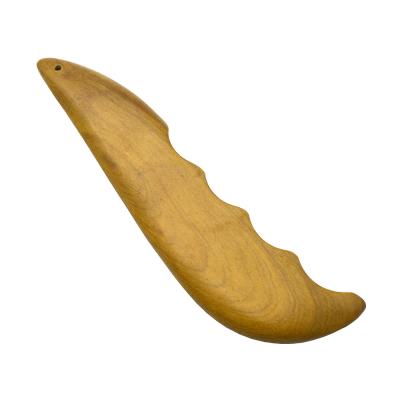 China Masajeador de madera fragante Serie Gua Sha Tabla para la madera natural Guasha Scraper Tabla de borde liso para la cara en venta