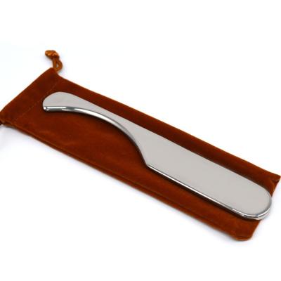 China Body Massager Function 304 Stainless Steel Gua sha Scraping Massage Tool Metal Guasha Boards SPA Board Body Health Tool for sale