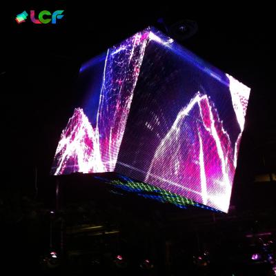 China exterior & Indoor Outdoor And Indoor Full Color Video LED Display Screen Event Stage Background 500 x500mm for sale