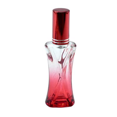 China Perfume Single Empty Shape 30ml Glass Perfume Bottle Multi Color Essential Oil Spray Glass Bottle for sale