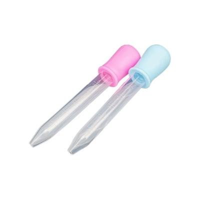 China Non Calibrated Silicone High Quality Nipple Puddle Food Grade Plastic Dropper For Kids for sale