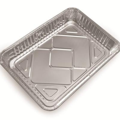 China Disposable 1/2, 1/4, Normal Sheet Cake Pan Aluminum Rectangular Foil Food Tray for sale