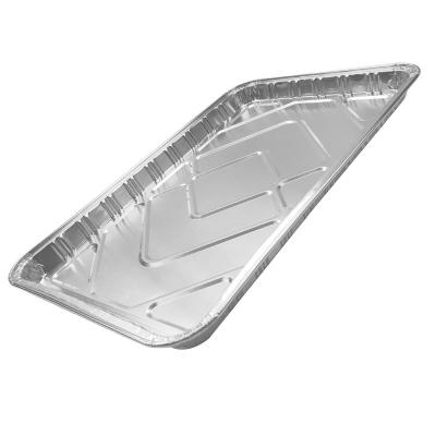 China Large Aluminum Foil 410 Baking Tray BBQ Pan Containers Food Grade Disposable Kitchen Use for sale