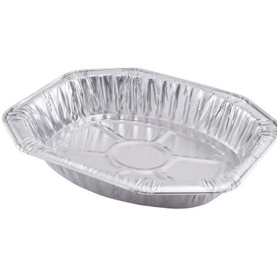 China Kitchen Use IUH 445 Disposable Aluminum Foil Pans Aluminum Foil Pans Large Turkey Pan for sale