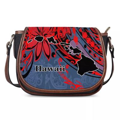 China Wholesale Fashion Women's Messenger Bags Beach Bag For Ladies Classic Tribal Polynesian Printing Handbags Shoulder Handbags for sale