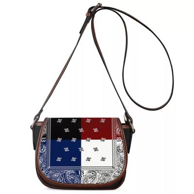 China Fashion Messenger Bags Beach Bag for Women Ladies Bandana Shoulder Handbags Luxury Trendy Purses Print Classic Handbags for sale