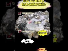 How to identify hight quality mica?