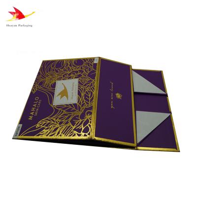 China Luxury Drawer Black Rigid Ribbon Wrapping Paper Wholesale Disposable Folding Magnetic Cardboard Logo Luxury Candles Gift Box Custom Made for sale