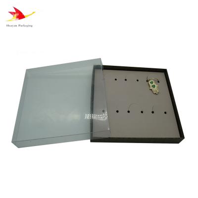 China Disposable Custom Clear PVC Front Window Toys Kraft Paper Gift Box for sale