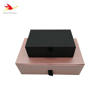 China Hot Disposable Fancy Magnet Box Carton Black Rigid Flat Luxury Magnetic Folding Paper Storage Gift Box With Window for sale