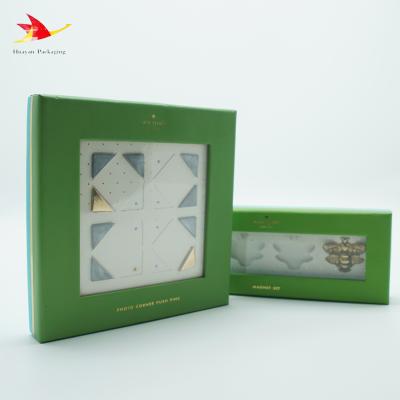 China Disposable Luxury Rigid Square Cardboard Square Floral Gift Boxes With Lid for sale