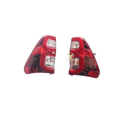 China 2021 High Quality Car LED Taillight OEM Red Tail Lamp Hilux Revo Ride Light+Brake Light+Running Taishuai For Hilux Revo 2021+ for sale