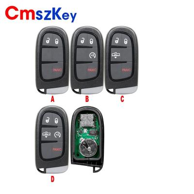 China ABS+PA+ Metal For 2013-2019 Dodge Ram 3B 4B 5B Smart Remote 433Mhz GQ4-54T 46 Key FOB Chip for sale