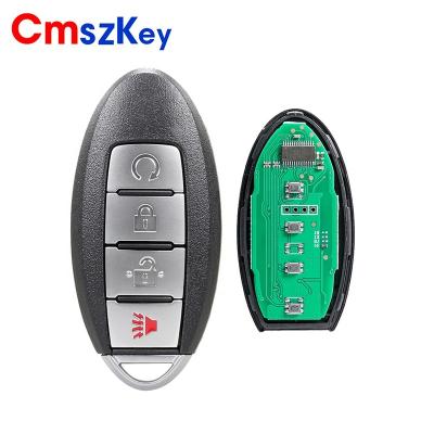 China ABS+PA+ Metal For 2016 2017 Nisan Pathfinder Murano Titan 4 BTN Smart Remote 433Mhz 4A Key FOB Chips S180144313 KR5S180144014 for sale