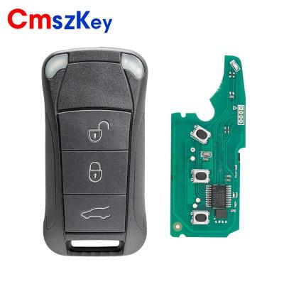 China ABS+PA+ Metal For Porsche Cayenne 4 Remote Key Button 315Mhz KR55WK45032 ID46 Chip 2006-2011 FOB for sale