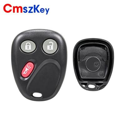 China ABS For Chevrolet Pioneer Rainier Buick GMC Envoyp 3 Buttons Car Remote Key FOB Case for sale