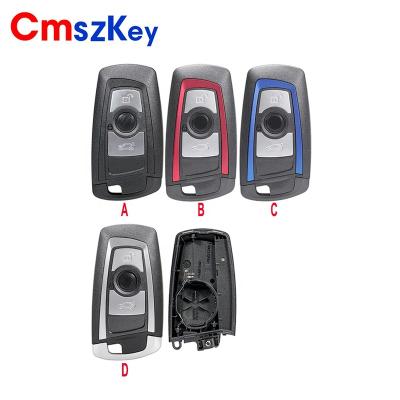 China ABS+Metal For BMW 5 7 Series E90 E92 E93 E91 X5 3 Button Smart Remote Car Key Shell Case Cas 4 FOB FX for sale