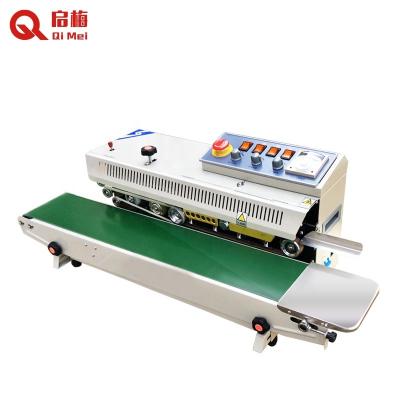 China Automatic Food Low Price 810 Continuous Bag Heating Compound Sealing Machine for sale