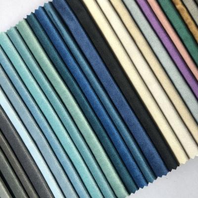 China 260gsm Holland Velvet Single Sofa Fabric Shrink-Resistant 100% Polyester Textiles For Car Seats for sale