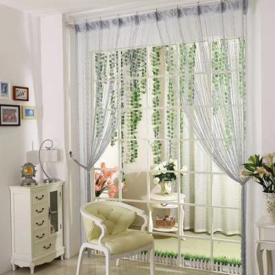 China Blackout String Curtains Custom Crystal Door Curtain For Weddings And Living Room for sale