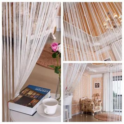 China 2021 New Hot Selling Blackout Design In Stock Beaded Door Curtain for sale