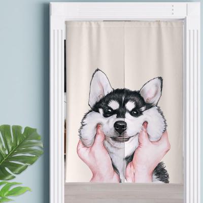 China Custom Animal Direct Household Blackout Blackout Door Curtain Half Door Blackout Factory Door Curtain Bedroom Kitchen for sale