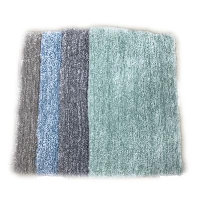 China Ever Popular Stocked Fluffy Shaggy Bath Rug Non Slip Bathroom Mats for sale