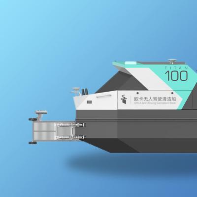 China Kleiner unbemannter Landfahrzeug-Abfall-Reinigungsboot ORCAUBOAT für Wasserqualitäts-Entdeckung zu verkaufen